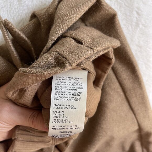 Free People Pants Every Day A Dream Tie Bronze Combo Size S NWOT - Picture 6 of 9